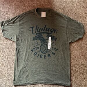 Vintage  Moto Club Riders Green Graphic T-Shirt Men’s Size XL